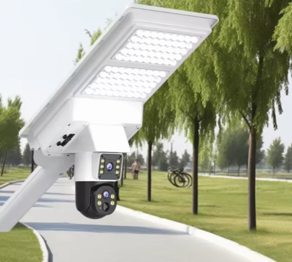 Solar Powered LED Street Light with 4G HD Security Camera