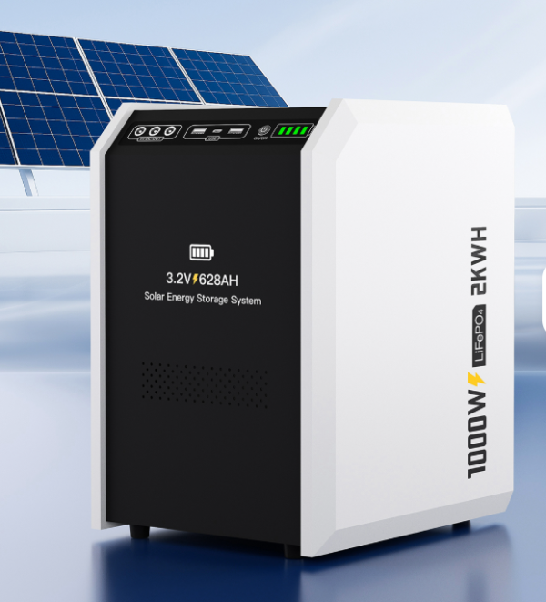 1000W Solar Generator with 2kWh LiFePO₄ Battery